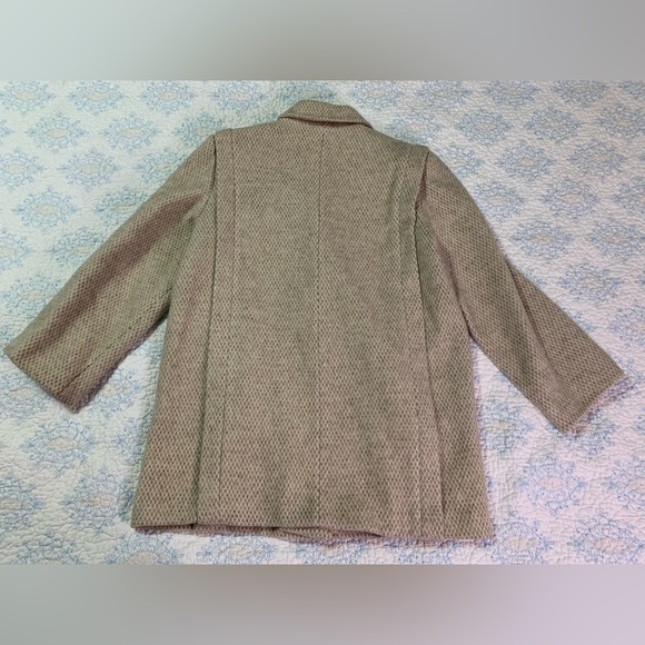 Herman Kay Petite Waist Length Vintage Wool Blend Lined Coat Made in USA #H001 - Picture 4 of 8